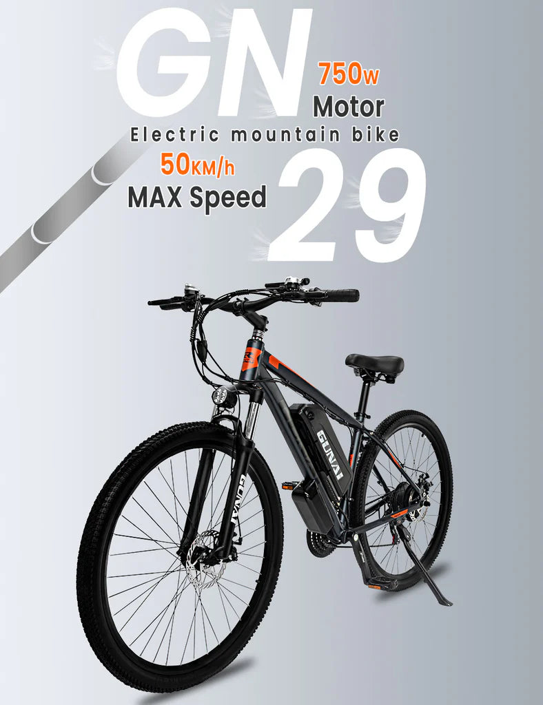 GUNAI GN29 750W All-Terrain Electric Mountain Bike