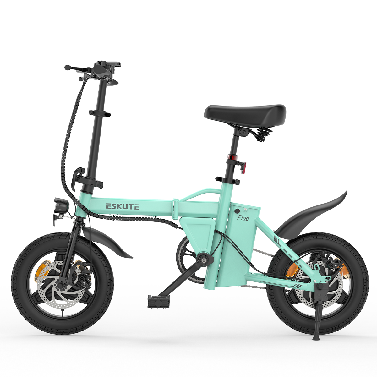 ESKUTE F100 14 Inch Folding Electric Bike – Holaty