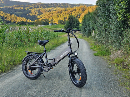 SAMEBIKE LOTDM200-II Bicicleta Elétrica de Montanha com Pneus Grossos