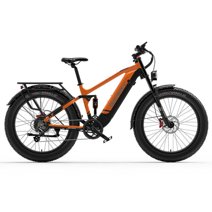 Vélo électrique TOUR Dukawey Silvertip8 52V 20Ah 1000W gros pneu. 