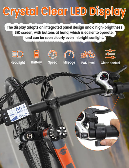 GUNAI GN29 750W All-Terrain Electric Mountain Bike