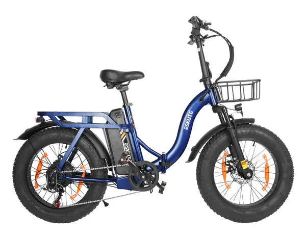 Eskute D202 Fat Tire Folding Electric Bike with Front Suspension