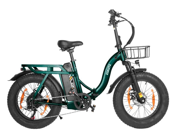 Eskute D202 Fat Tire Folding Electric Bike with Front Suspension