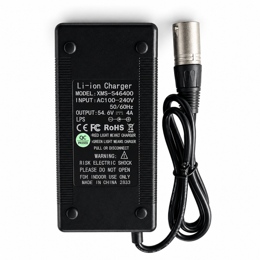 54.6V 4A 3-Pin XLR Battery Charger for GOGOBEST GF750 E-Bike