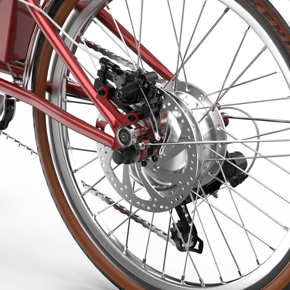 ONESPORT OT02 Pro galinio rato ir stabdžio detalė