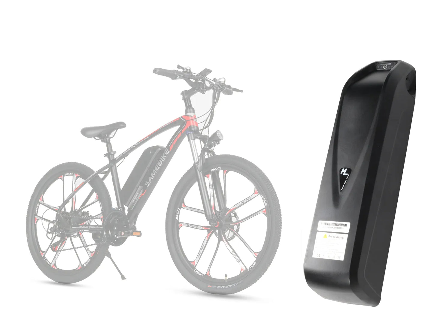 SAMEBIKE SM26 electric bike battery