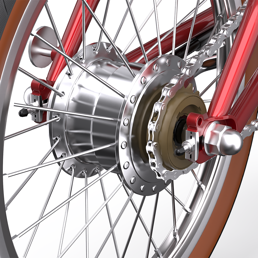 OneSport OT02 Bicicleta Elétrica Urbana Dobrável Leve