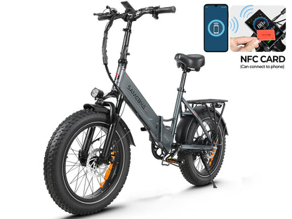 SAMEBIKE LOTDM200-II 750W Tiefeinsteiger-Klapp-Elektrofahrrad