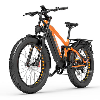 Vélo électrique TOUR Dukawey Silvertip8 52V 20Ah 1000W gros pneu. 