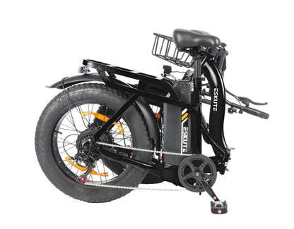 Eskute D202 Fat Tire Folding Electric Bike with Front Suspension