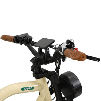 Onesport W66 Vintage Fat Tire 500W Motor Electric Bike