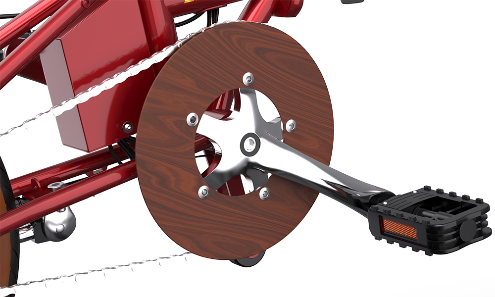 OneSport OT02 Bicicleta Elétrica Urbana Dobrável Leve