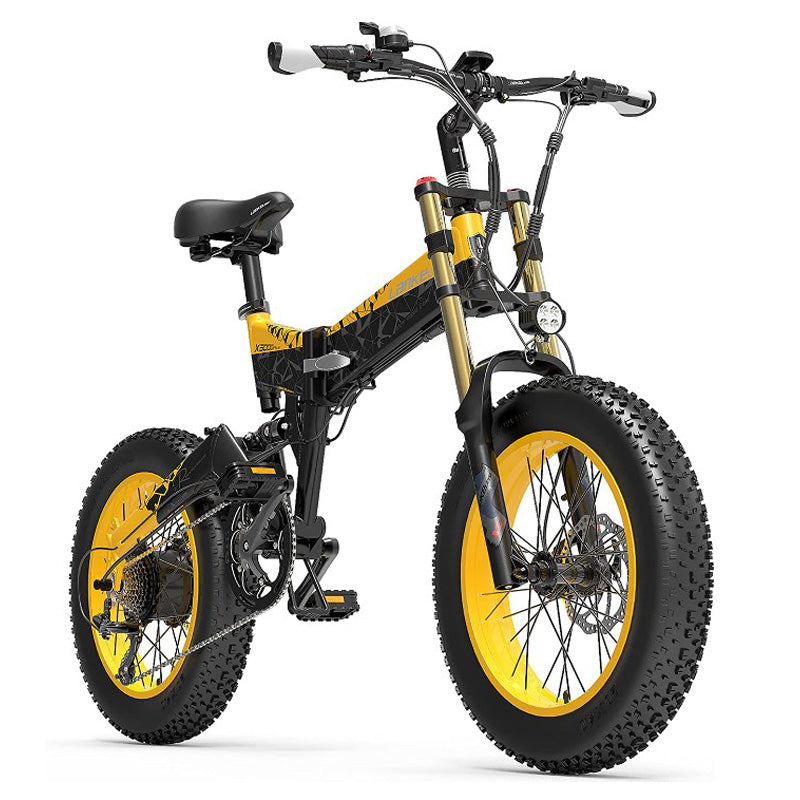 Vélo électrique à gros pneus LANKELEISI X3000 Plus pour la neige