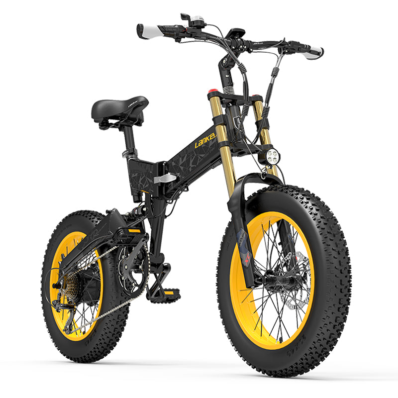 Vélo électrique à gros pneus LANKELEISI X3000 Plus pour la neige
