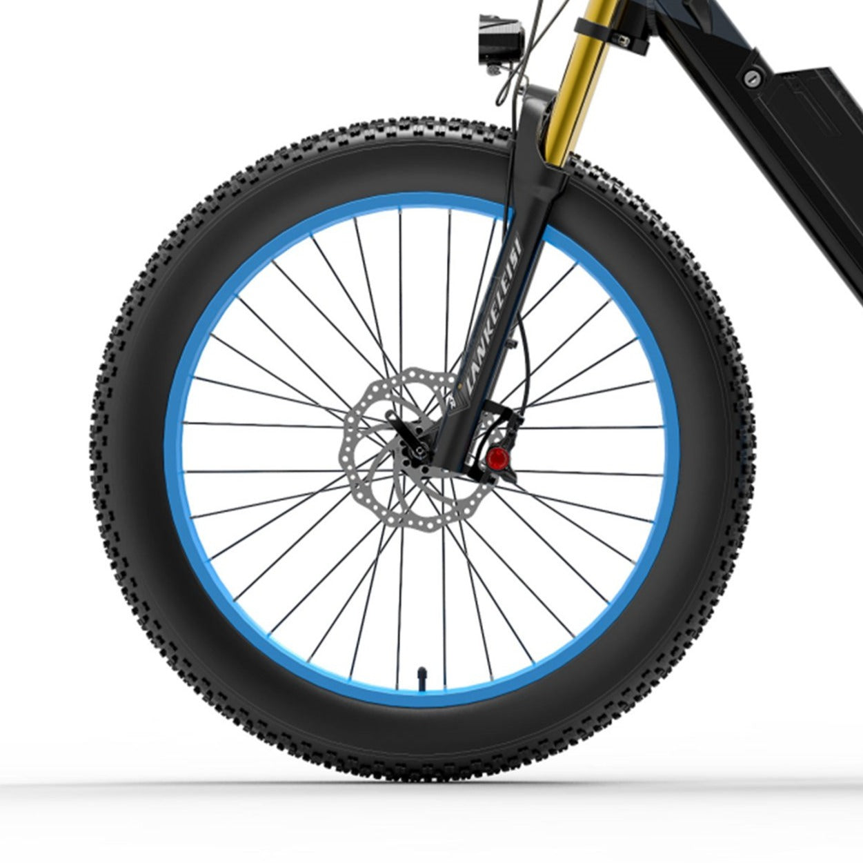 LANKELEISI RV700 PLUS Electric Folding Bike 130KM Mileages E-bike BlackBlue 4 - GOGOBEST