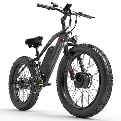 Vélo électrique tout-terrain à double moteur LANKELEISI MG740 Plus
