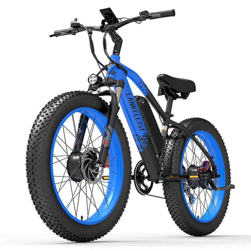 Vélo électrique tout-terrain à double moteur LANKELEISI MG740 Plus