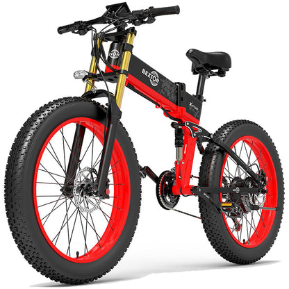 BEZIOR X Plus 1500W Opvouwbare Mountain Ebike 60km 25km/u