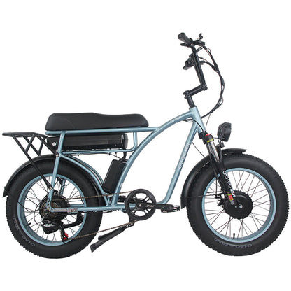 Vélo électrique rétro à double moteur GGOBEST GF750 City 1000 W