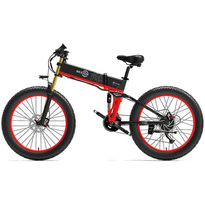 BEZIOR X Plus 1500W Opvouwbare Mountain Ebike 60km 25km/u