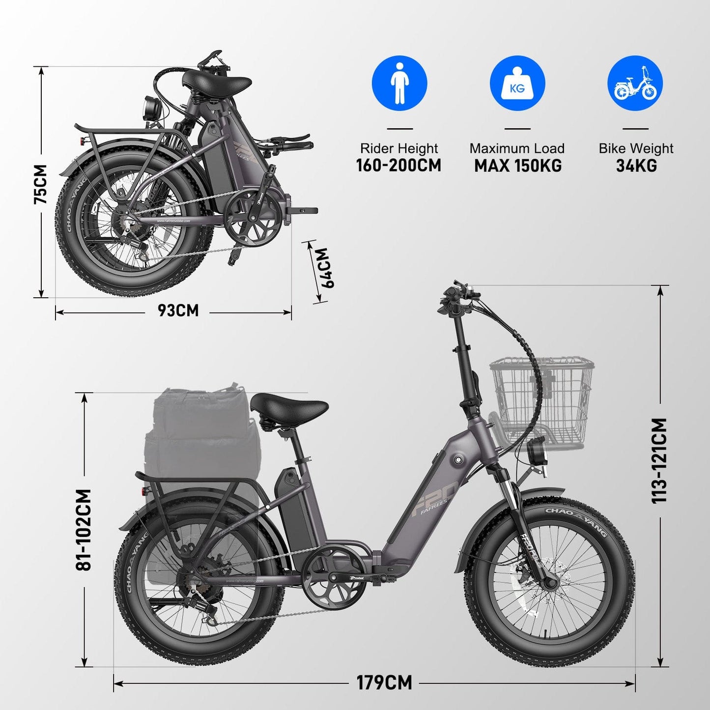 FAFREES FF20 Polar 500W Electric City Bike