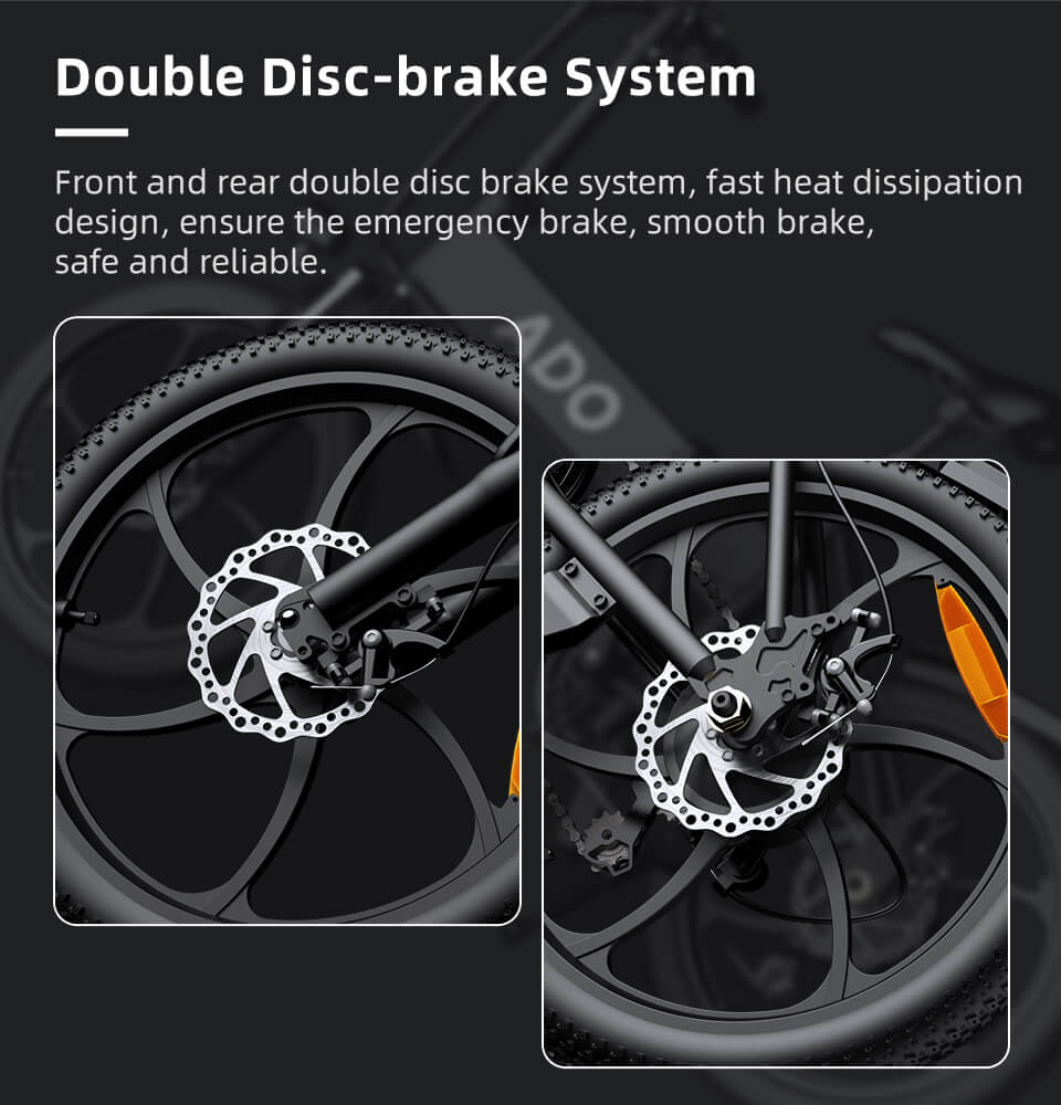 ADO A20F XE Fat Tyre Ebike 250W 80km 25km/h
