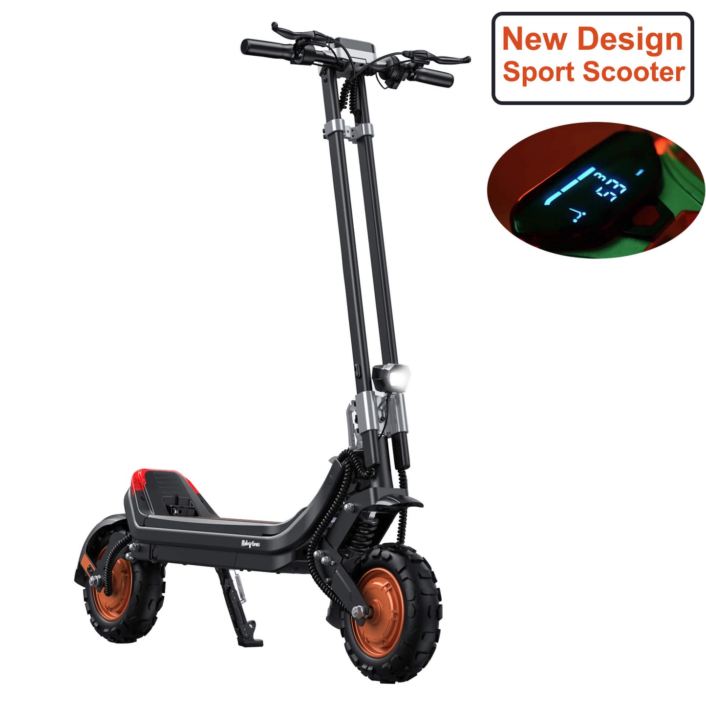 Scooter électrique à deux moteurs G63 Riding Times 25 km / h