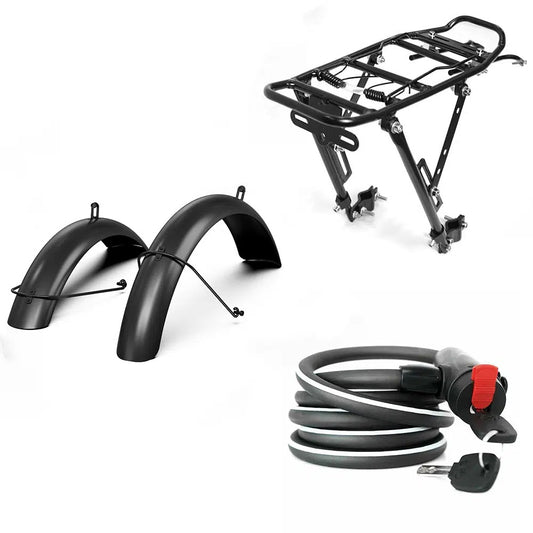 ADO Iron Fenders & Rear Shelf & Bike Lock For A20F/A20F+