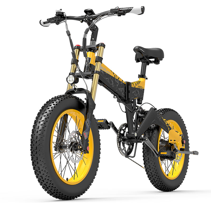 Vélo électrique à gros pneus LANKELEISI X3000 Plus pour la neige